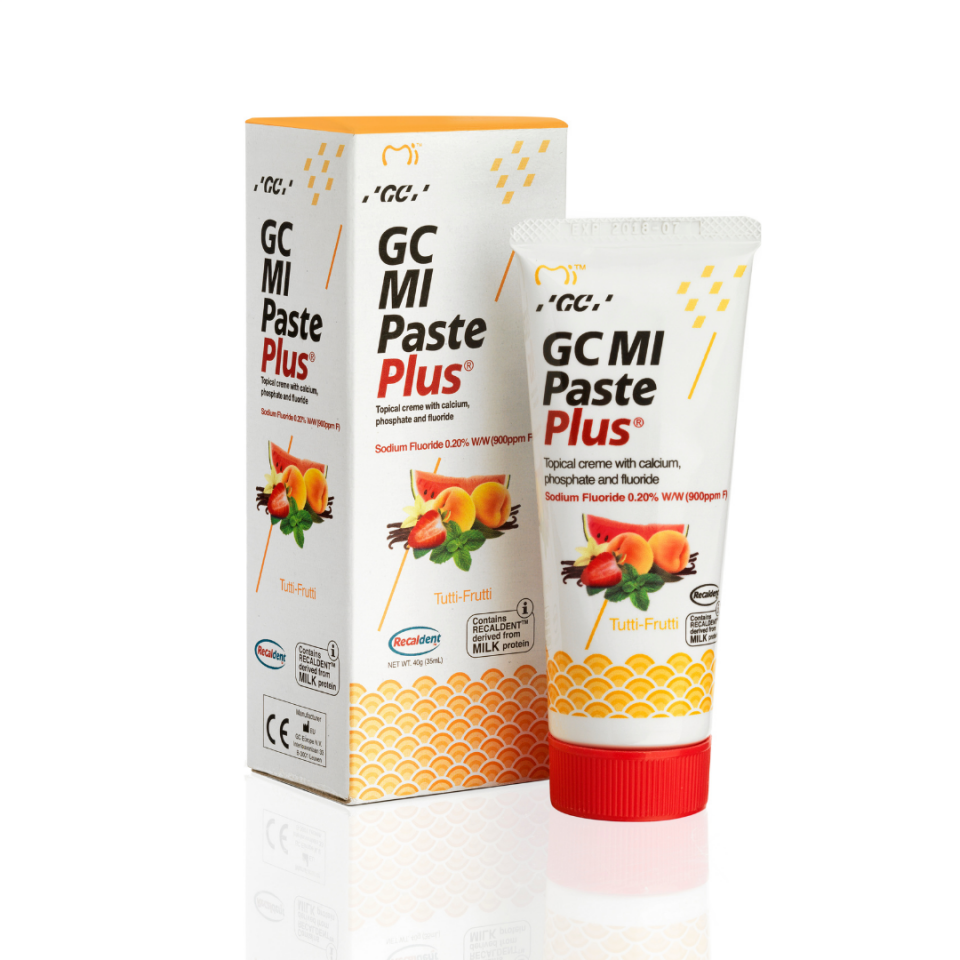 GC Ml Paste Plus - Koruyucu Krem (Kalsiyum ve Fosfat) Tutti Fruitti